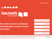 Tablet Screenshot of mein-bauwerk.de